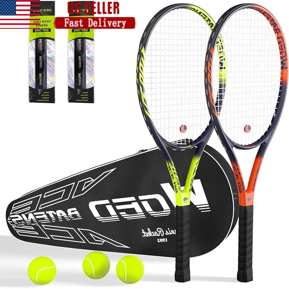 Pro Tennis Racket Set 27 Inch Lightweight Graphite - Pape'sShop