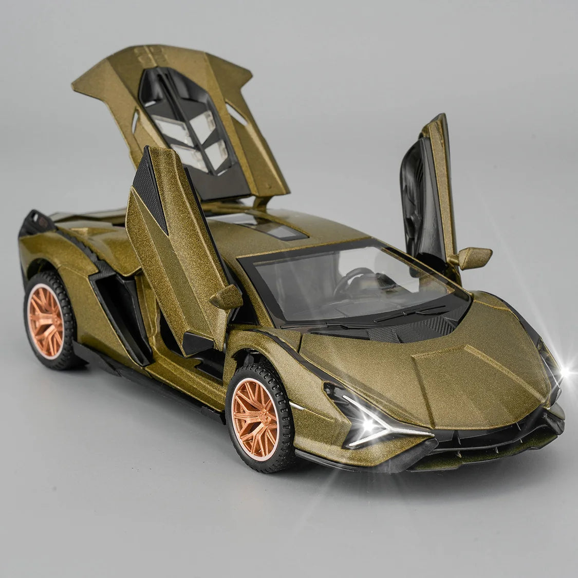 Simulation 1:32 Lambo Alloy Super Car Model Sound Light Collective Miniature Voiture Children Boy Diecast Toy Vehicle - Pape'sShop
