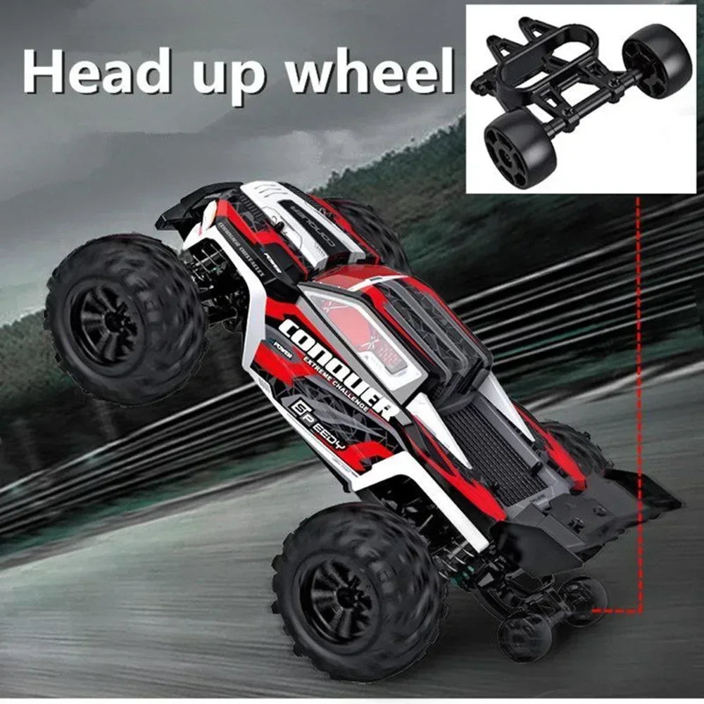 WLtoys 1:16 Scale Large RC Car 50km/h High Speed 4WD Children Toy for Boys Remote Control Car 2.4G Off Road Monster Truck RC Toy - Pape'sShop