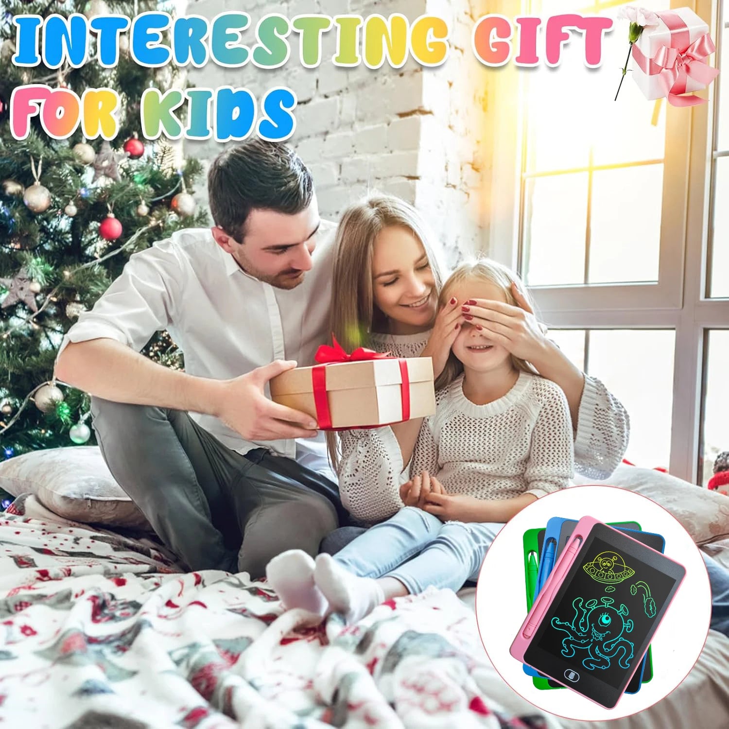 12 Pack LCD Writing Tablet for Kids, 6.5 Inch Colorful Doodle Board Drawing Tablet,toys for children，educational toys - Pape'sShop