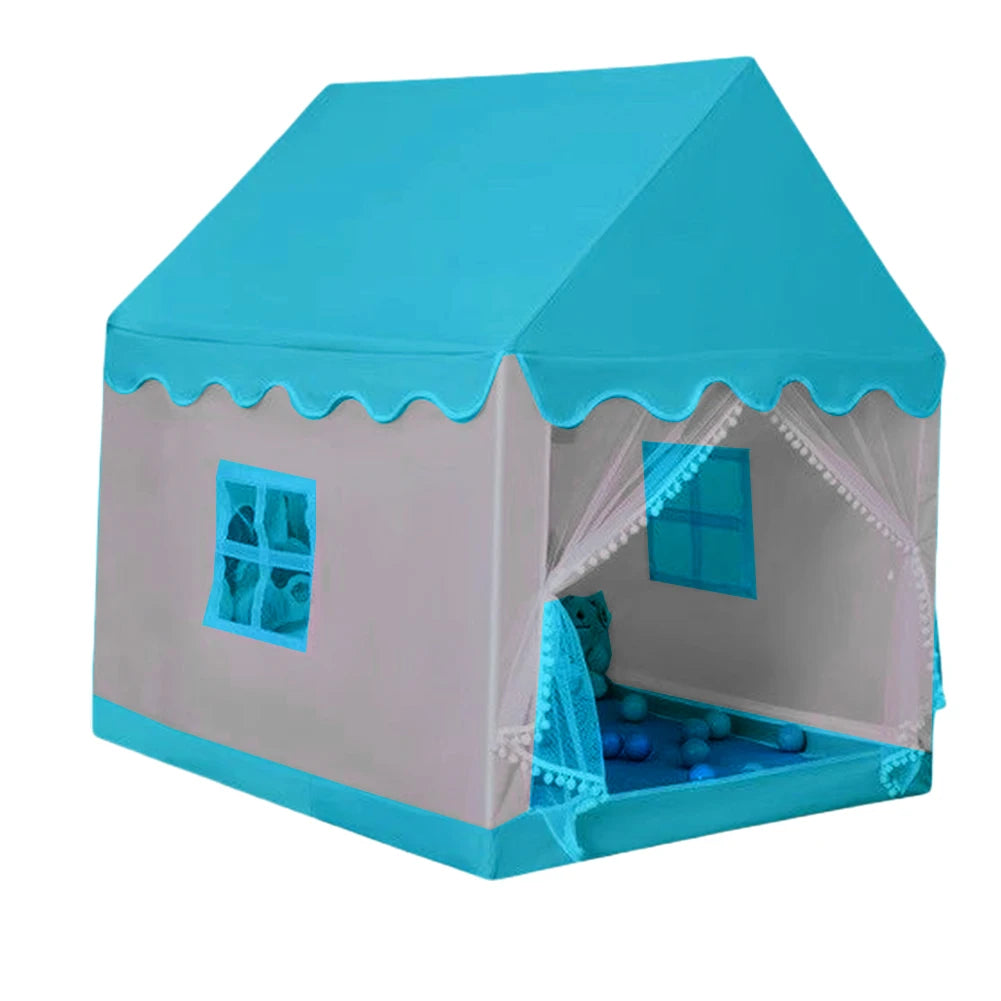 Kids Tent Playhouse Tent Kids Play Tent for Boys Girls with Windows Play House for Indoor Outdoor Game Party Birthday Gifts - Pape'sShop