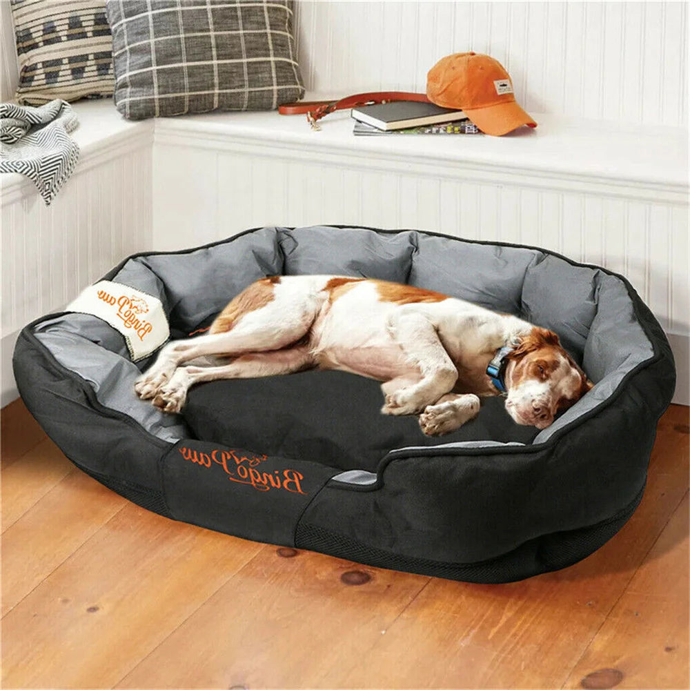 Waterproof XXL XL L Orthopedic Sofa Dog Bed Pet Mat Kennel Washable Pet Puppy Basket Cushion Removable fr Small Medium Large Dog - Pape'sShop