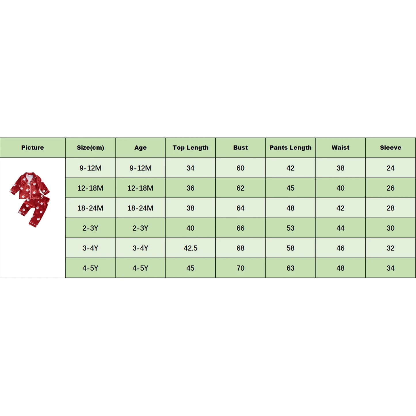 Toddler Girls Christmas Pajamas Set Santa Print Shirts Tops Long Pants 2 Pieces Lounge Suit Sleepwear - Pape'sShop