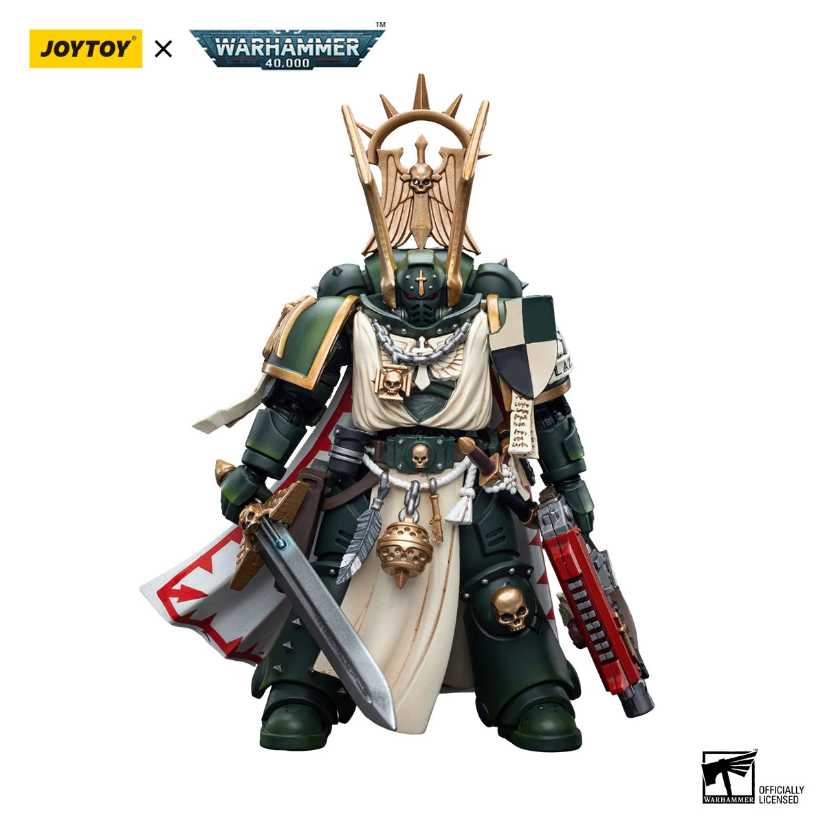 JOYTOY Warhammer 40K 1/18 Action Figure Dark Angels Master Lazarus Anime figures Toys Collection Model - Pape'sShop