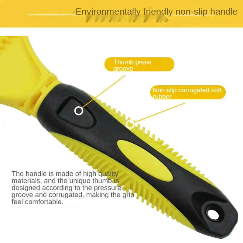 Pet Cat Dog Comb Brush Large Dogs Open Knot Rake Knife Stainless Double-sided Hair Shedding Comb Pet Grooming Products Tool - Pape'sShop