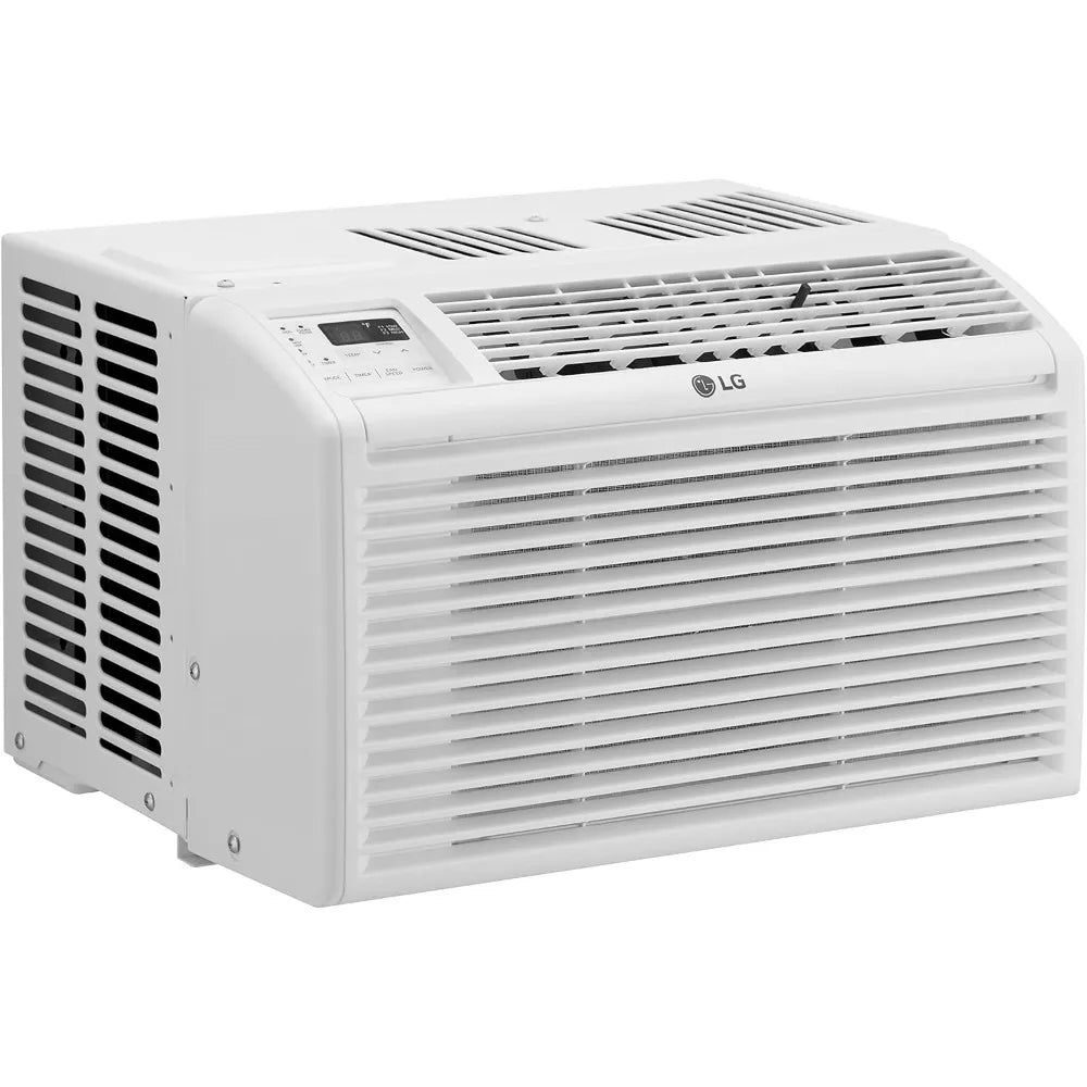 6,000 BTU Window Air Conditioner, 115V, Cools 250 Sq.Ft. for Bedroom, Den, Living Room, Quiet Operation, with Remote