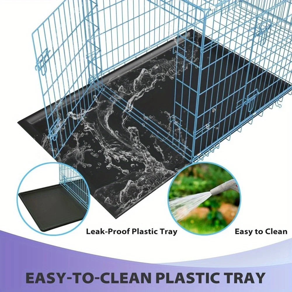 Folding wire kennel for large dog crate - Pape'sShop