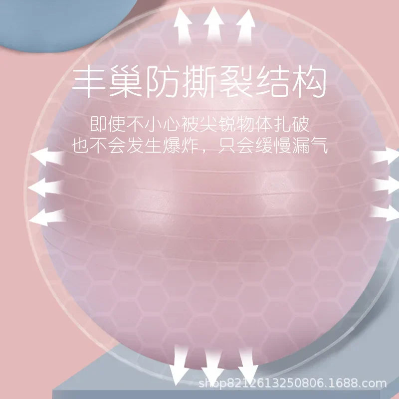 65CM PVC Fitness Balls Yoga Ball Thickened Exercise Equipment - Pape'sShop