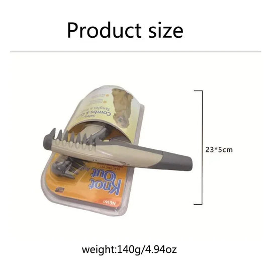 Dog Grooming Comb Quick Grooming Gilling Brush Tool for Pet Electric Cleaning Hair Cat Professional Puppy Trimmer Animal Slicker - Pape'sShop