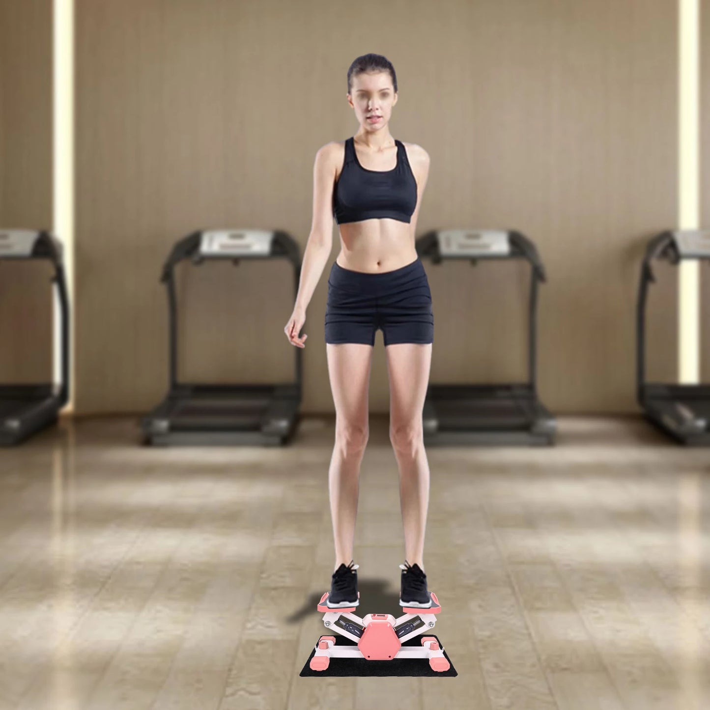 Steppers for Exercise Stair Stepper with Resistance Bands - Pape'sShop