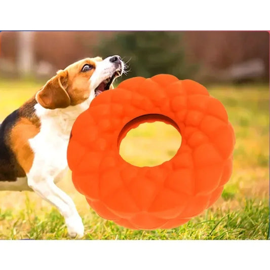 Pet Dog Chewing Toy Foraging Plate Rubber Ring Leak Feeder - Pape'sShop