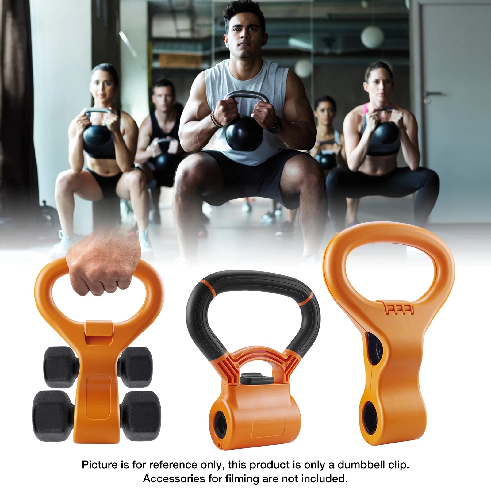 Adjustable Kettlebell Grip Portable Weight Grip Handle Fitness - Pape'sShop