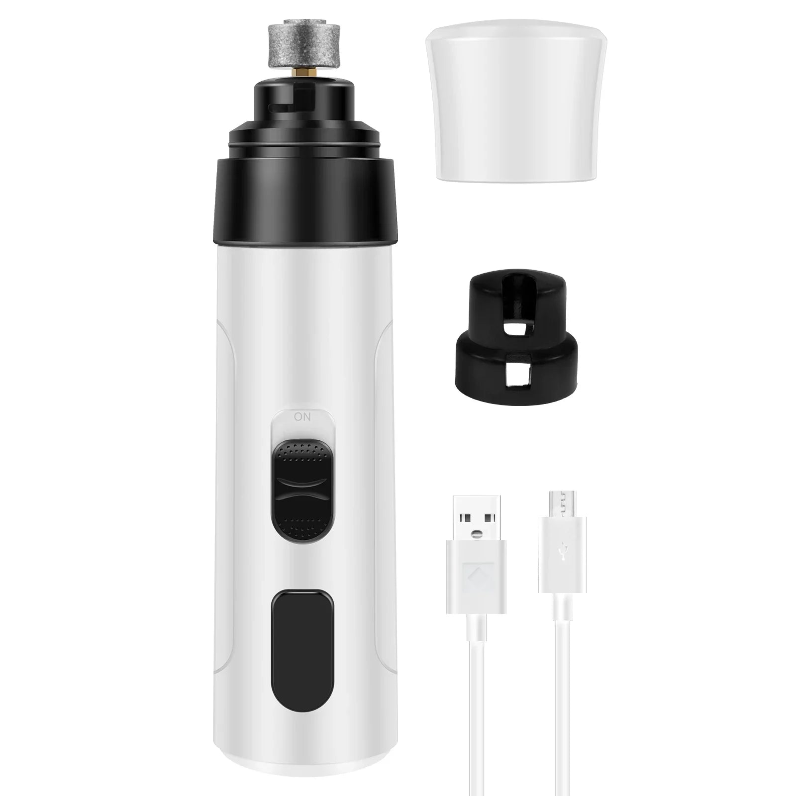 Electric Dog Nail Grinder Pet Painless USB Charging Nail Clippers Quiet Electric Dog Cat Nail Trimmers Cutter Grooming Tools - Pape'sShop