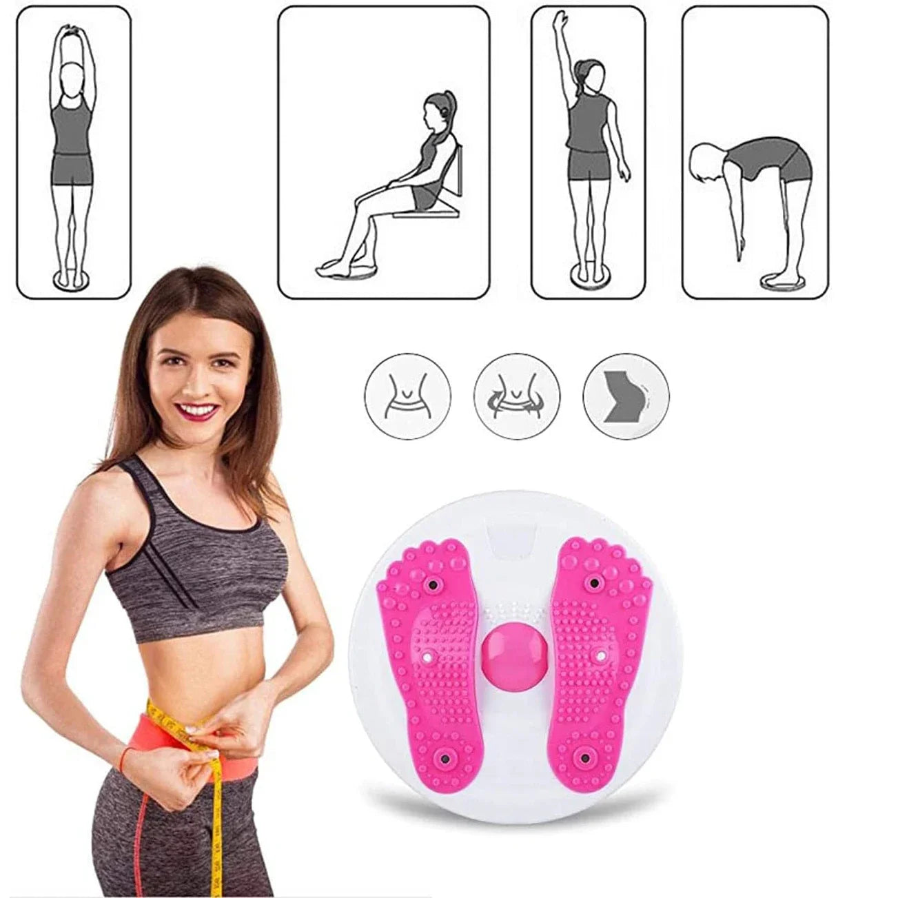 Twister Board Waist Twist Disc for Fitness and Weight Loss - Pape'sShop