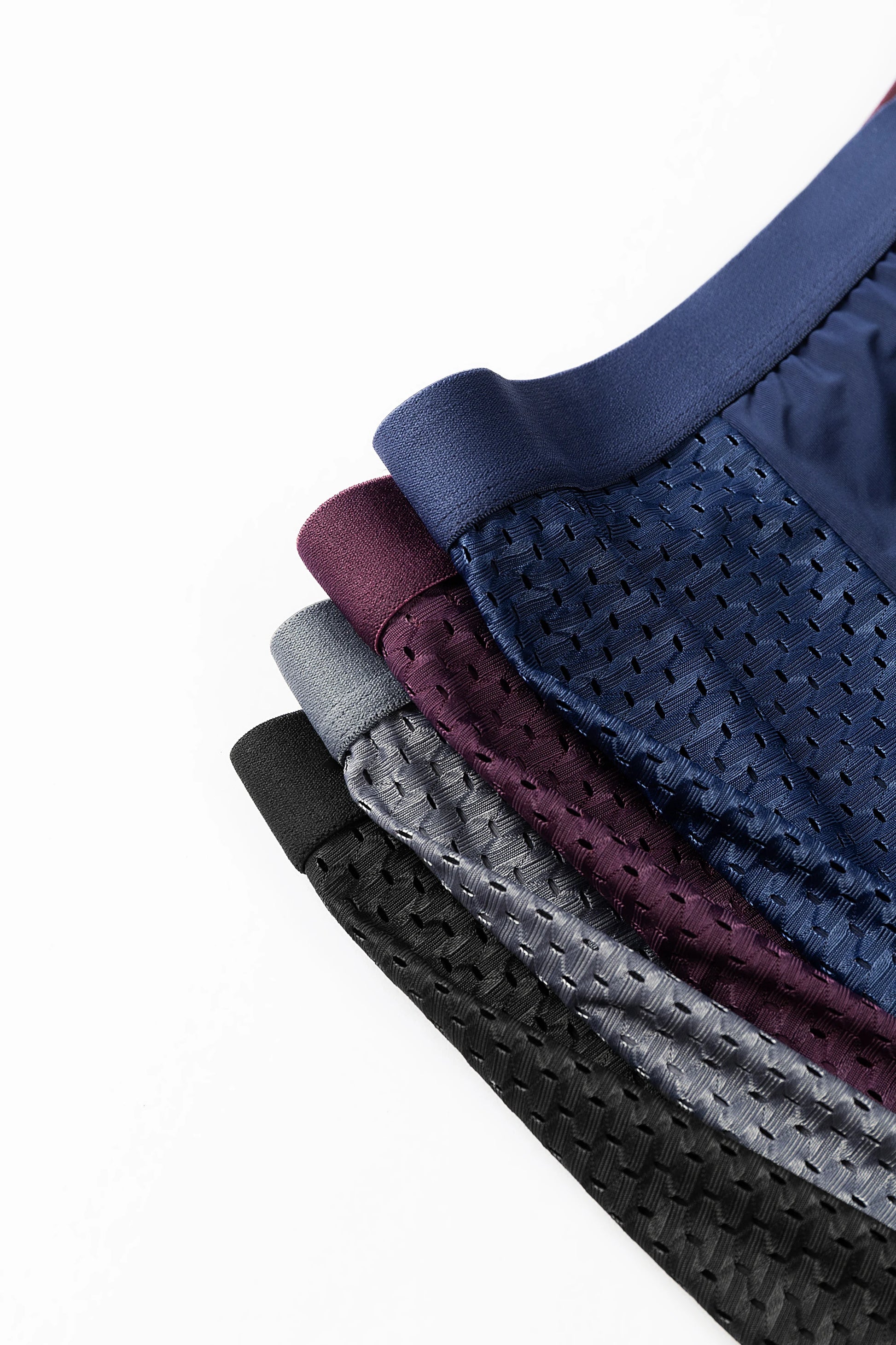 4 pairs of men's underwear ice silk half mesh - Pape'sShop