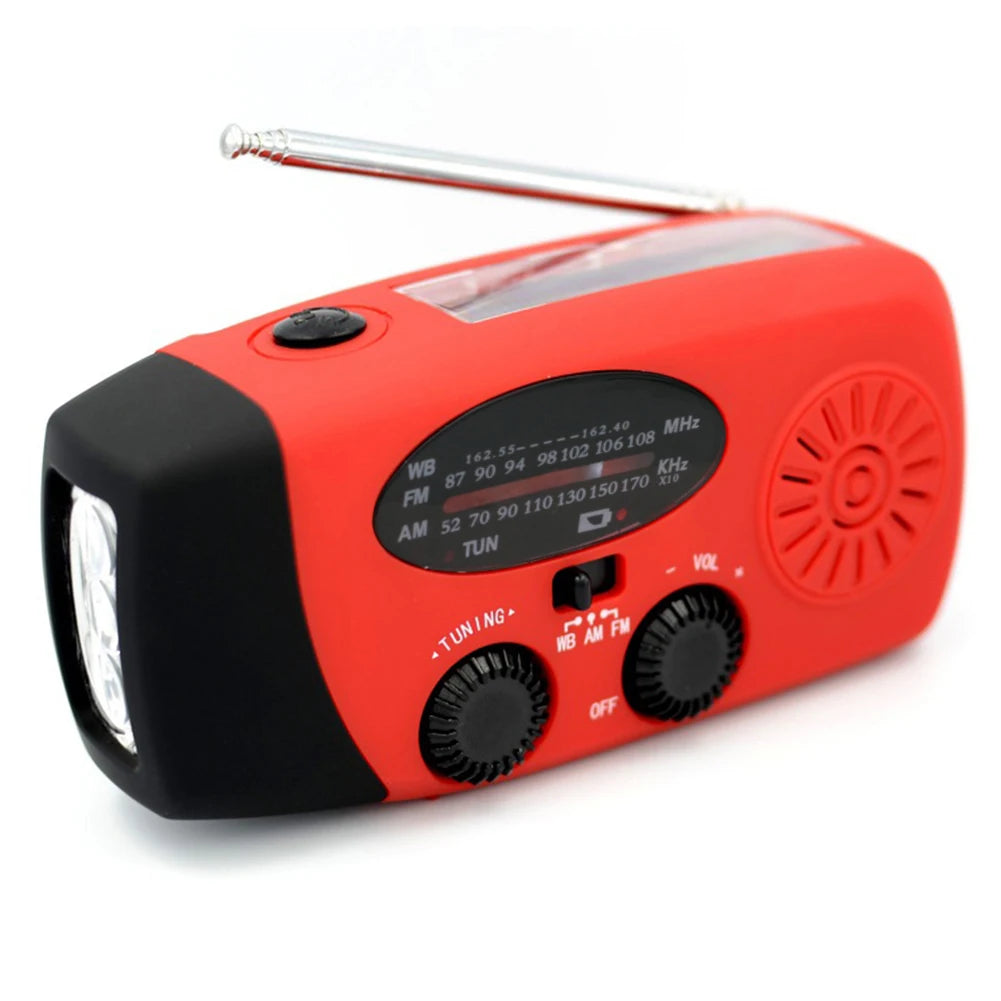 Emergency Radio Solar Powered Hand Crank Radio AM/FM - Pape'sShop