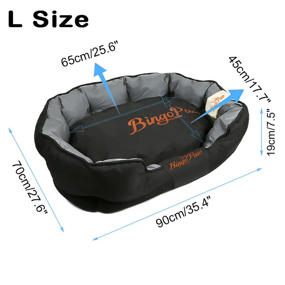 Waterproof XXL XL L Orthopedic Sofa Dog Bed Pet Mat Kennel Washable Pet Puppy Basket Cushion Removable fr Small Medium Large Dog - Pape'sShop