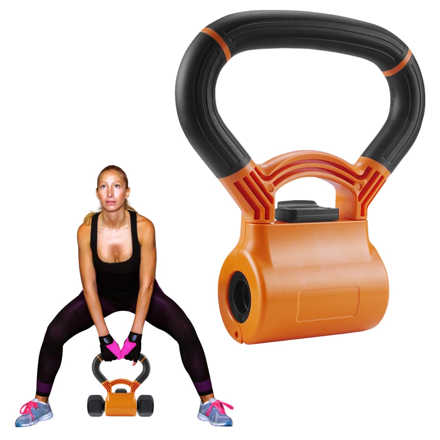 Adjustable Kettlebell Grip Portable Weight Grip Handle Fitness - Pape'sShop