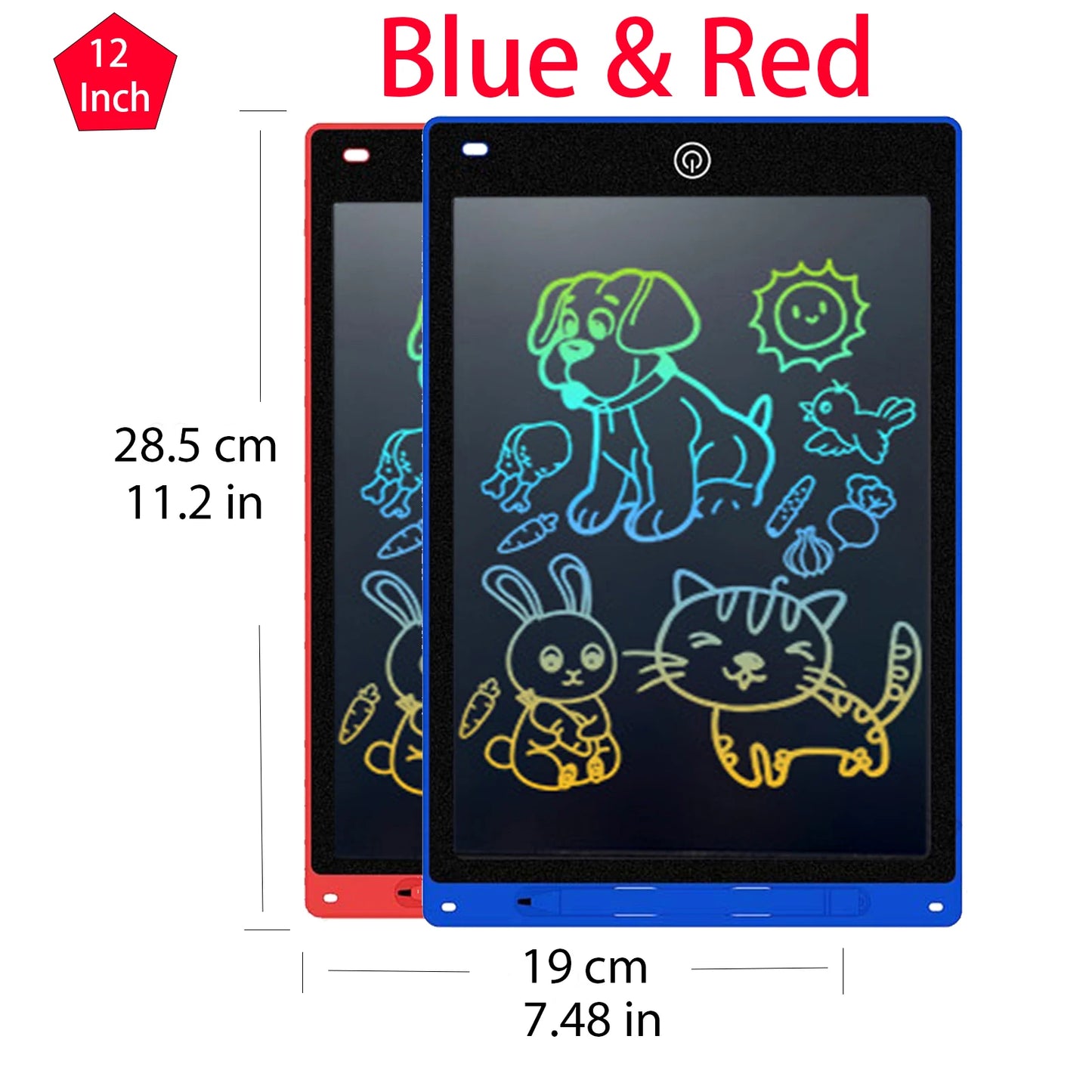 12 Pack LCD Writing Tablet for Kids, 6.5 Inch Colorful Doodle Board Drawing Tablet,toys for children，educational toys - Pape'sShop