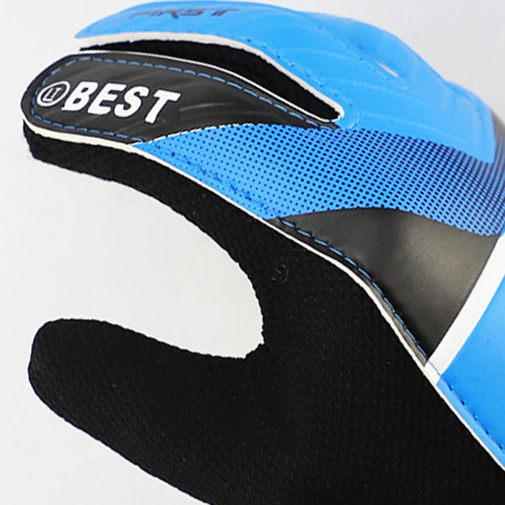1 Pair Children Anti-Slip Glove Goalkeeper Gloves Finger Protection Goal Thickened Latex Football Gloves Sporting Supplies - Pape'sShop