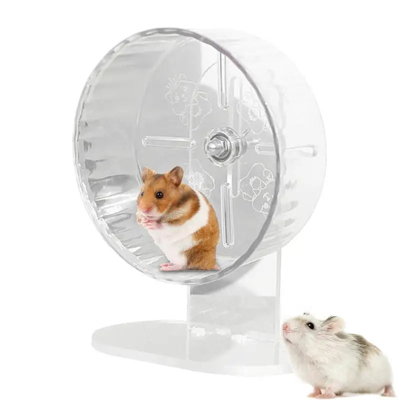 Silent Hamster Wheel Transparent Exercise Spinner - Pape'sShop