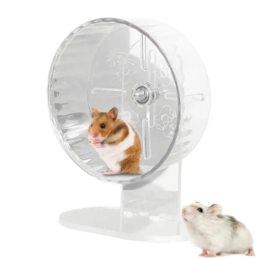 Silent Hamster Wheel Transparent Exercise Spinner - Pape'sShop