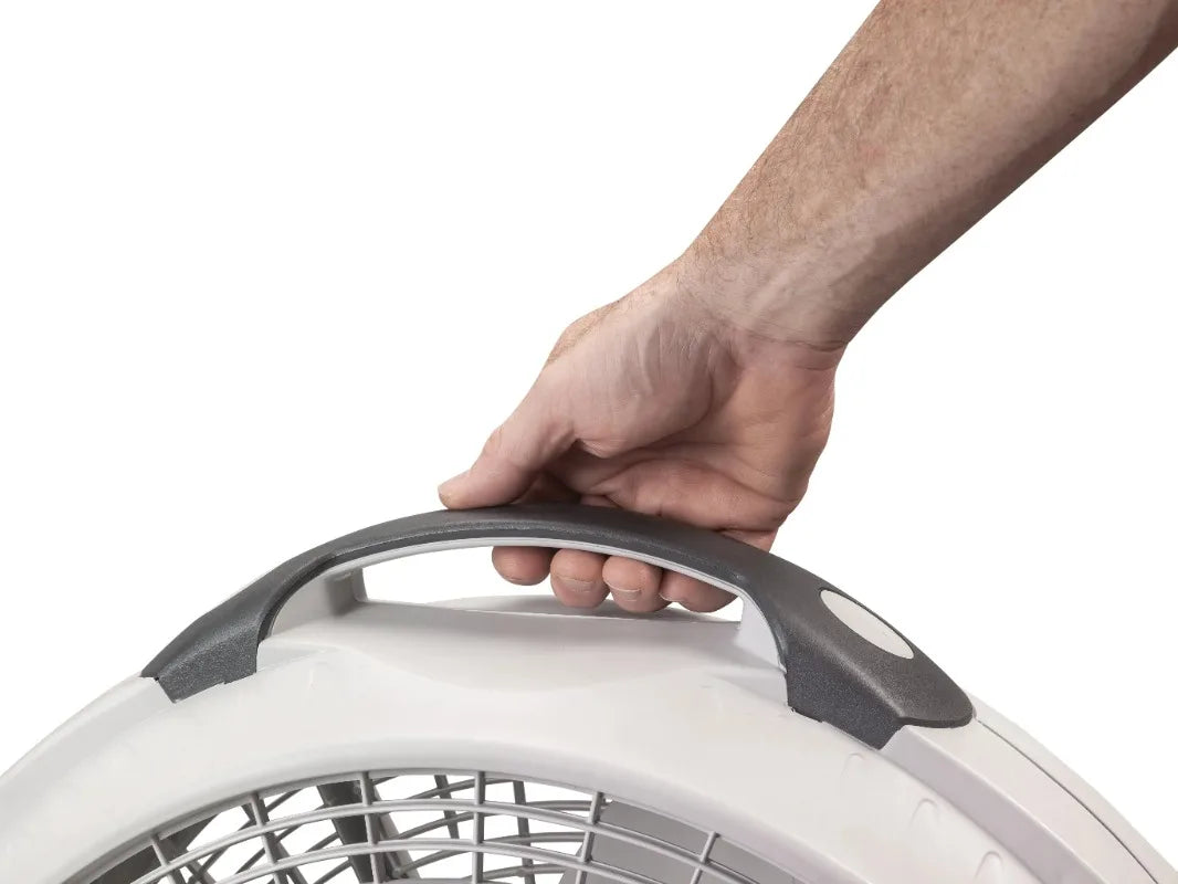 Lasko 20" Wind Machine 3- Speed Air Circulator Floor Fan, Gray, 23" High, A20301, New