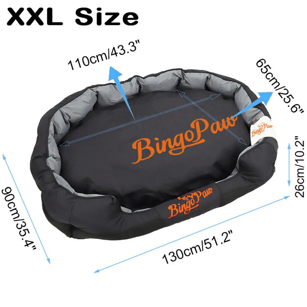 Waterproof XXL XL L Orthopedic Sofa Dog Bed Pet Mat Kennel Washable Pet Puppy Basket Cushion Removable fr Small Medium Large Dog - Pape'sShop