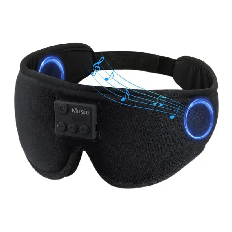 White noise version 3D wireless music sleep headset bluetooth eye mask microphone call manufacturers Dropshipping Christmas Gift