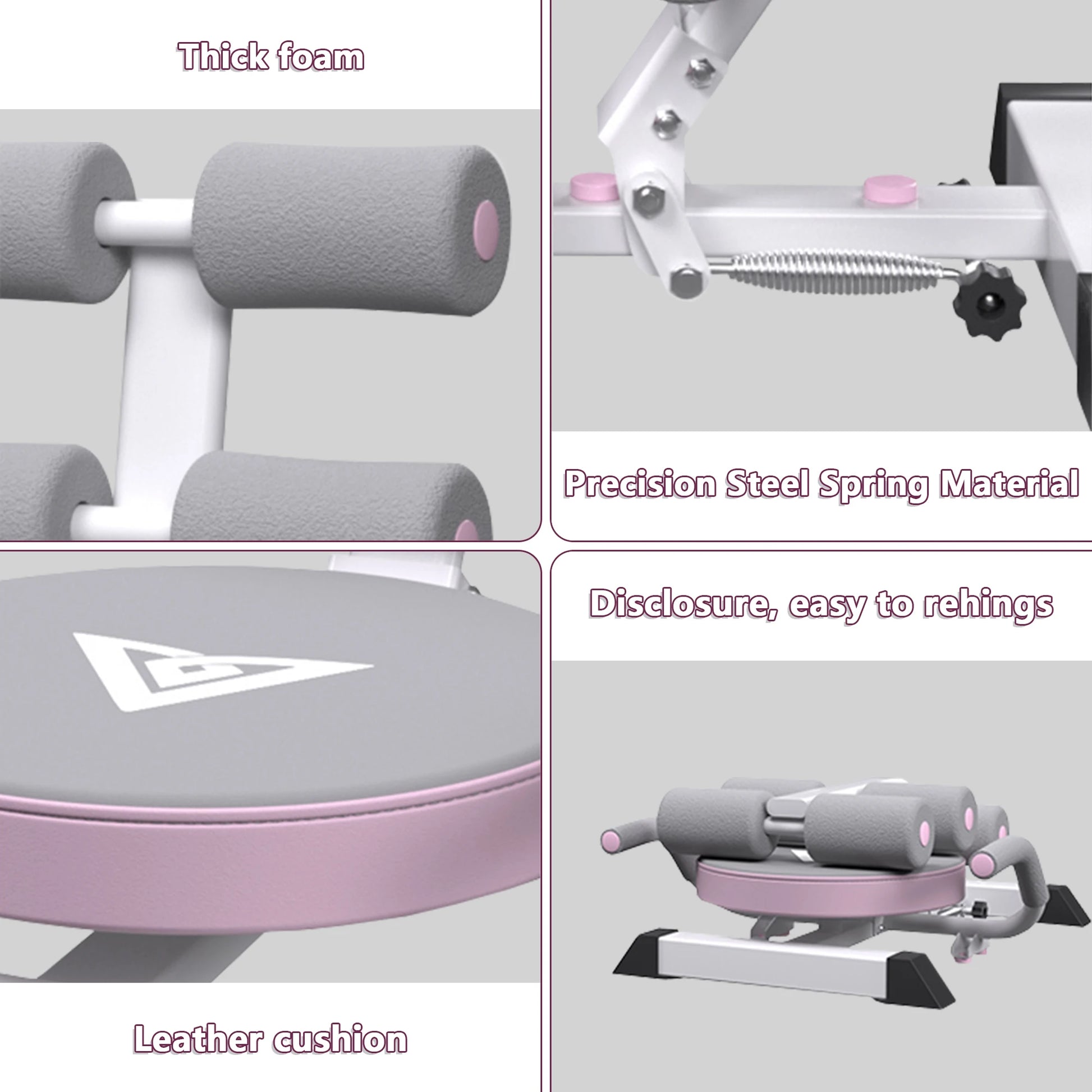 Ab Machine Sit Up Bench Abs Exerciser Equipment Portable Gym - Pape'sShop