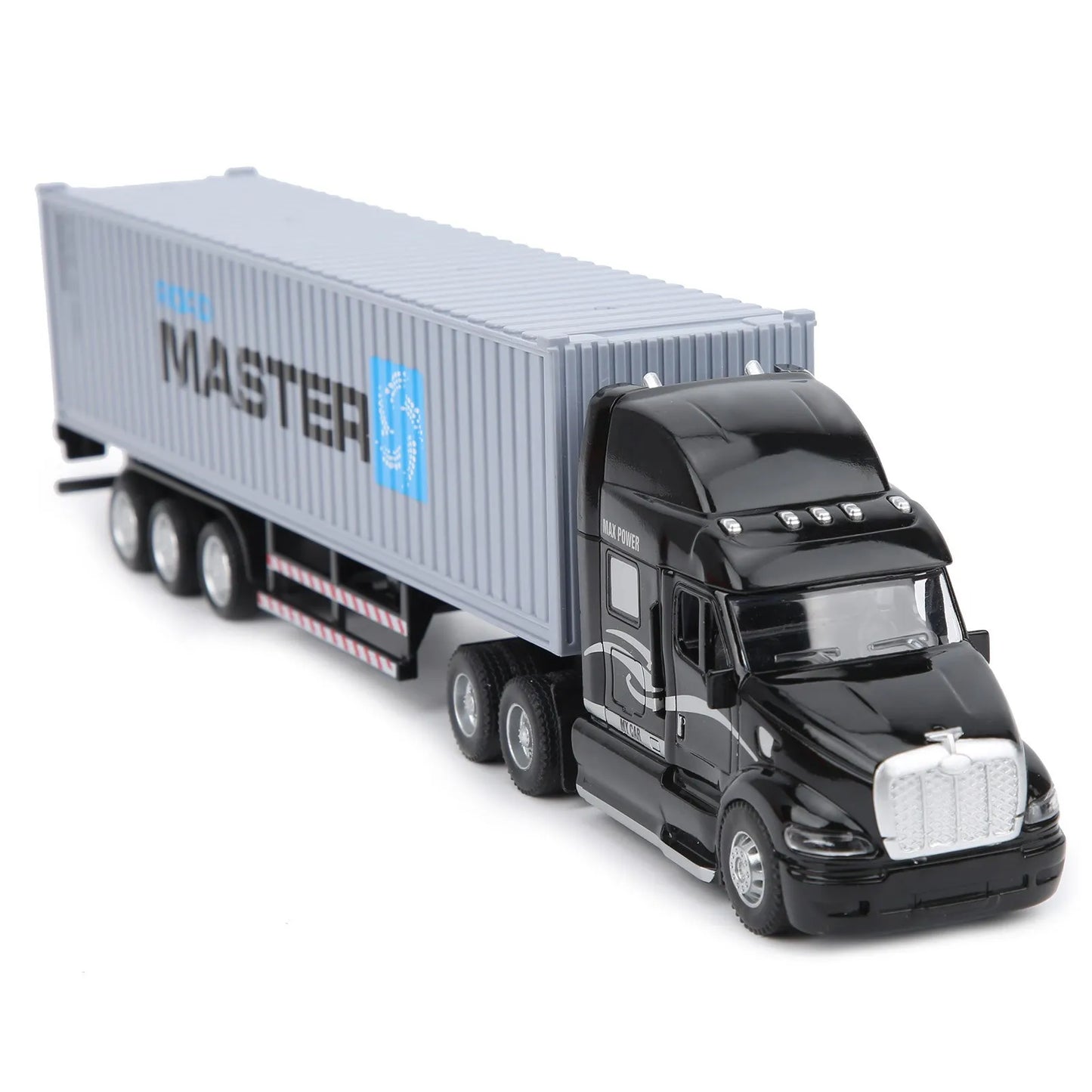 Alloy Car Model Car Alloy Simulation Container Car Model Children Kid Pull Back Car with Sound Light Vehicle Model Toy For Kids - Pape'sShop