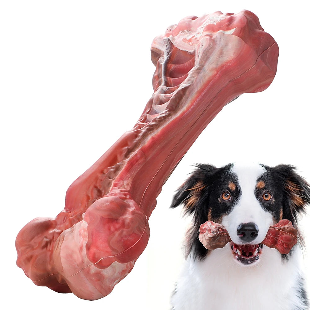 MASBRILL Dog Toys Aggressive Chewers Large Dogs Bone-Shaped Indestructible Dog Toys Nylon Interactive Dog Toys Teeth Cleaning - Pape'sShop