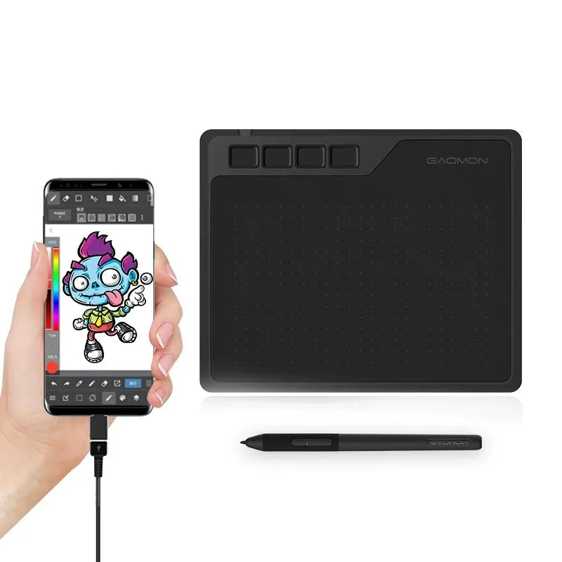 GAOMON S620 6.5x4 Inches Digital Pen Tablet For Drawing Design Android Phone Windows Mac OS System Compatible Graphics Tablet - Pape'sShop