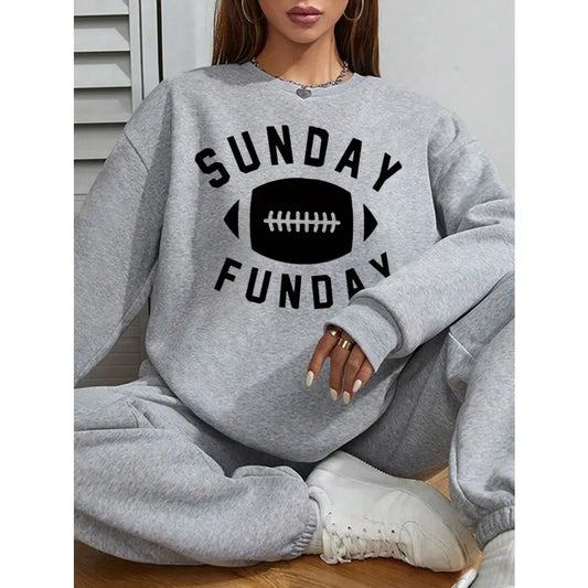 Women Basic Casual Pullover Spring Autumn Long Sleeve - Pape'sShop