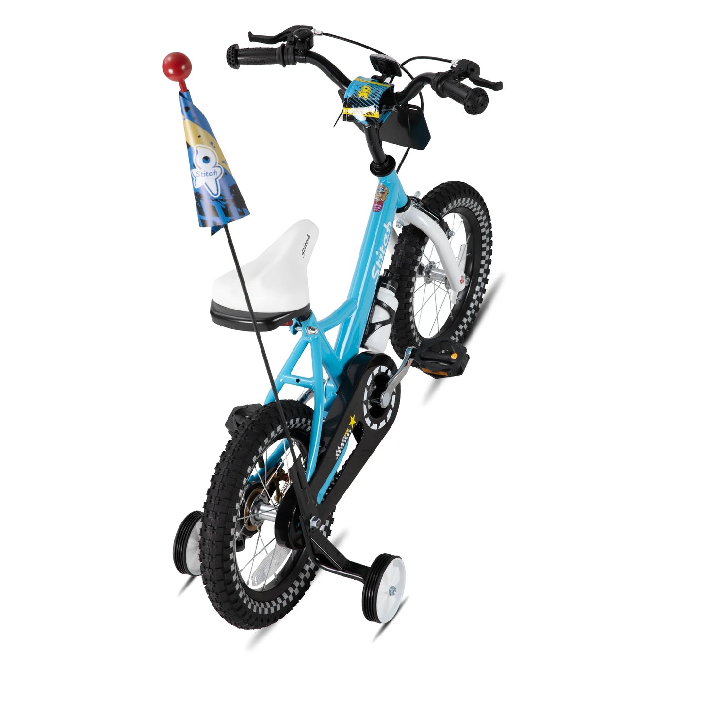 JOYSTAR Little Daisy Kids Bike for Boys Ages 2-7 Years, 12 14 16 InchBoys Bike with Flag & Number Plate - Pape'sShop