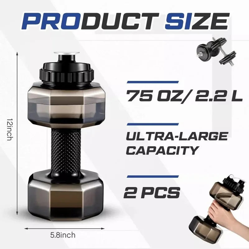 Water Dumbbell Kettle Adjustable Weight Arm Strength Training Outdoor Sport Fitness Cycling Exercise Accessories Home Gym Sport - Pape'sShop