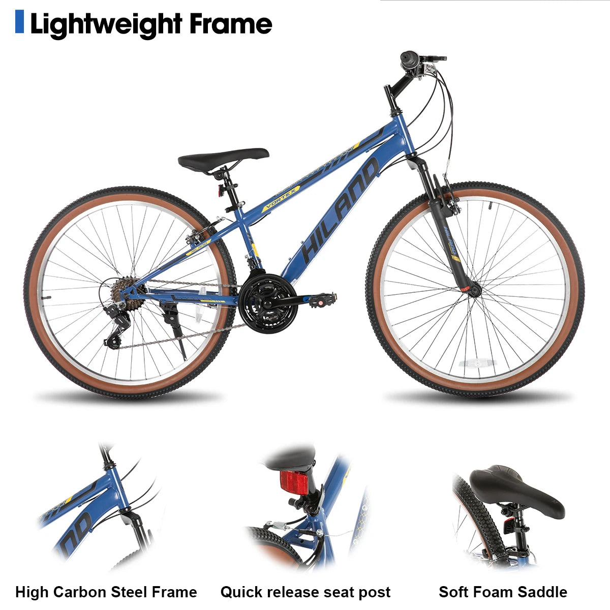 HILAND 26 Inch Mountain Bike for Mens - Pape'sShop