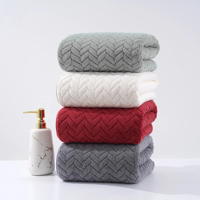 Solid Color Towel Set of 4pcs, Ultra Soft   Highly Absorbent, 4 Color Options, Perfect for Bathroom, Kitchen, and Daily Home Use - Pape'sShop