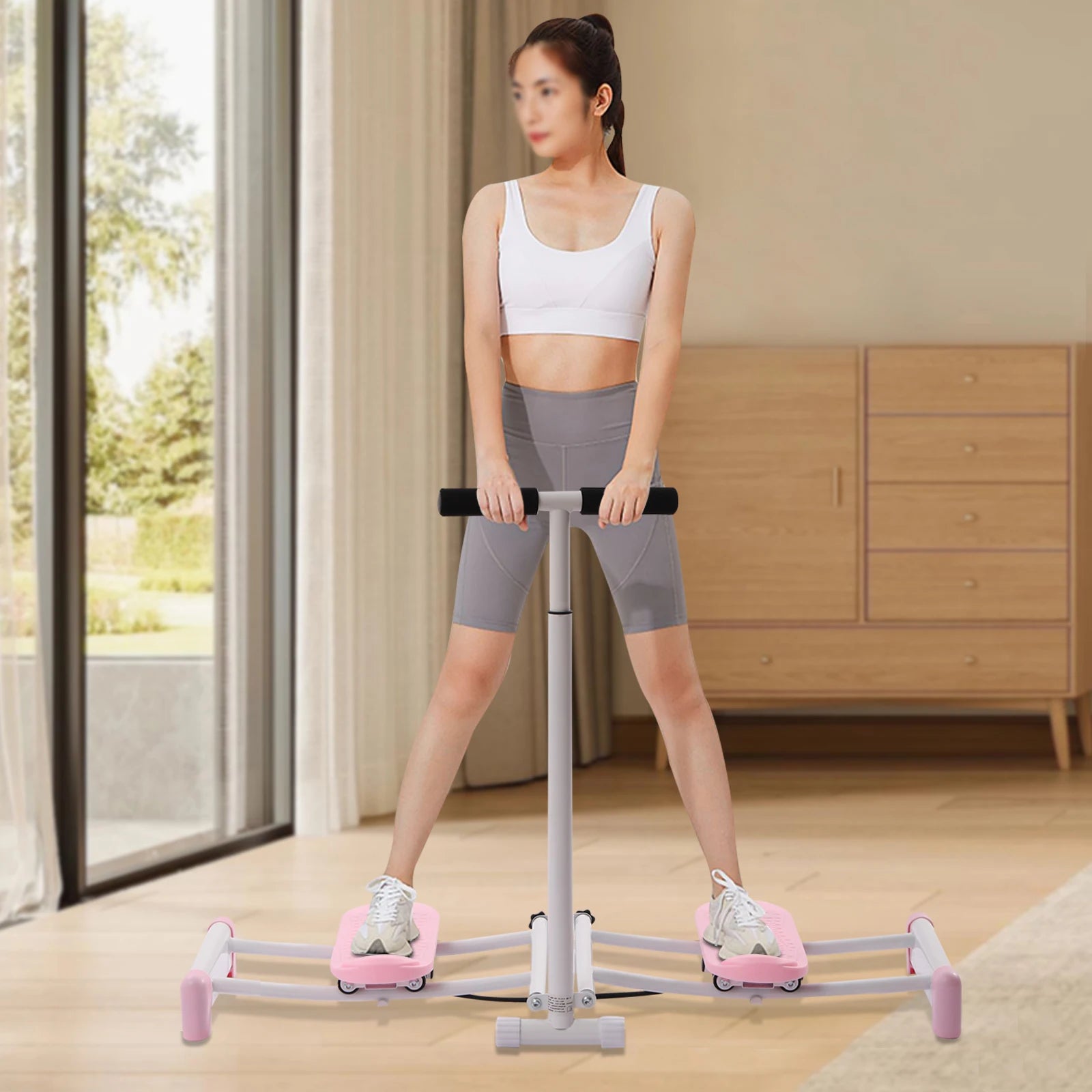 Leg Exercise Ski Exercise 2 in 1 Leg Machine Slim Body Female Pelvic Floor Muscle Repair Device Strength Training Equipment - Pape'sShop