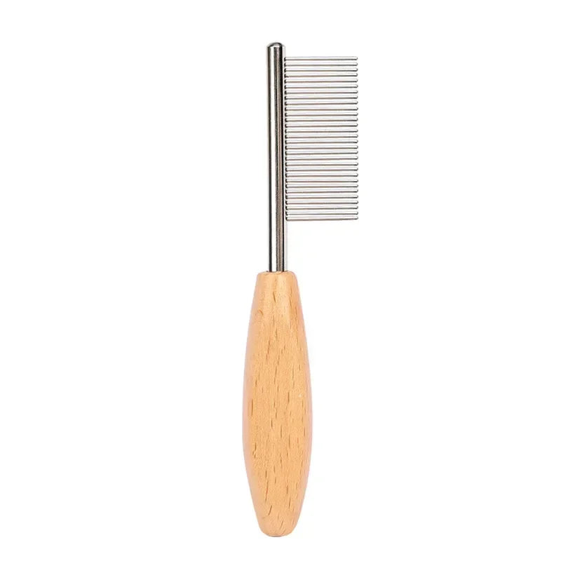 Stainless steel cat and dog facial hair cleaning comb mini pet grooming brush dense tooth small comb dog and cat accessories - Pape'sShop