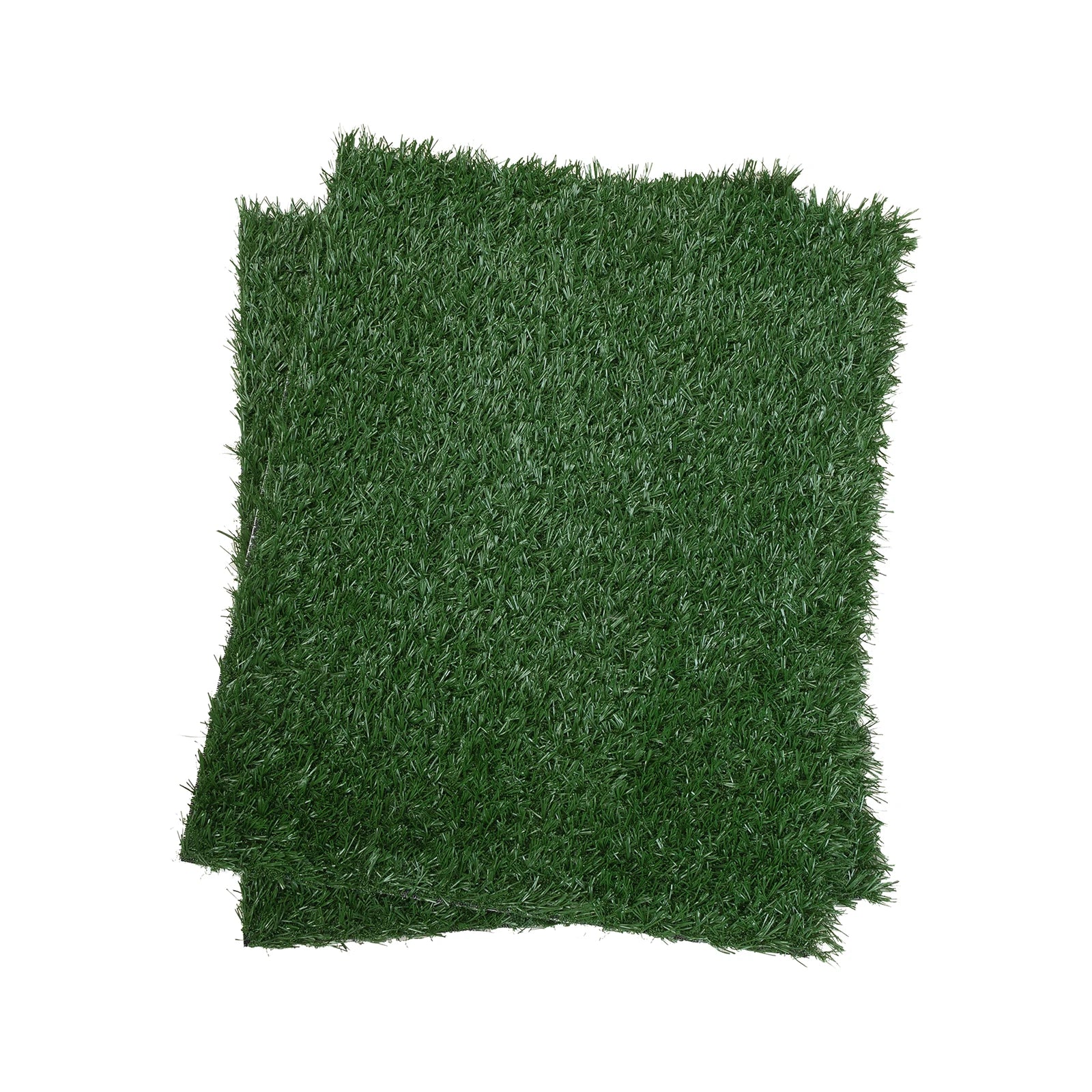 2PCS Realistic Artificial Grass Rug for Pet Potty Training, Synthetic Dog Pee Grass Turf Patch Carpet Pad for Indoor Outdoor - Pape'sShop