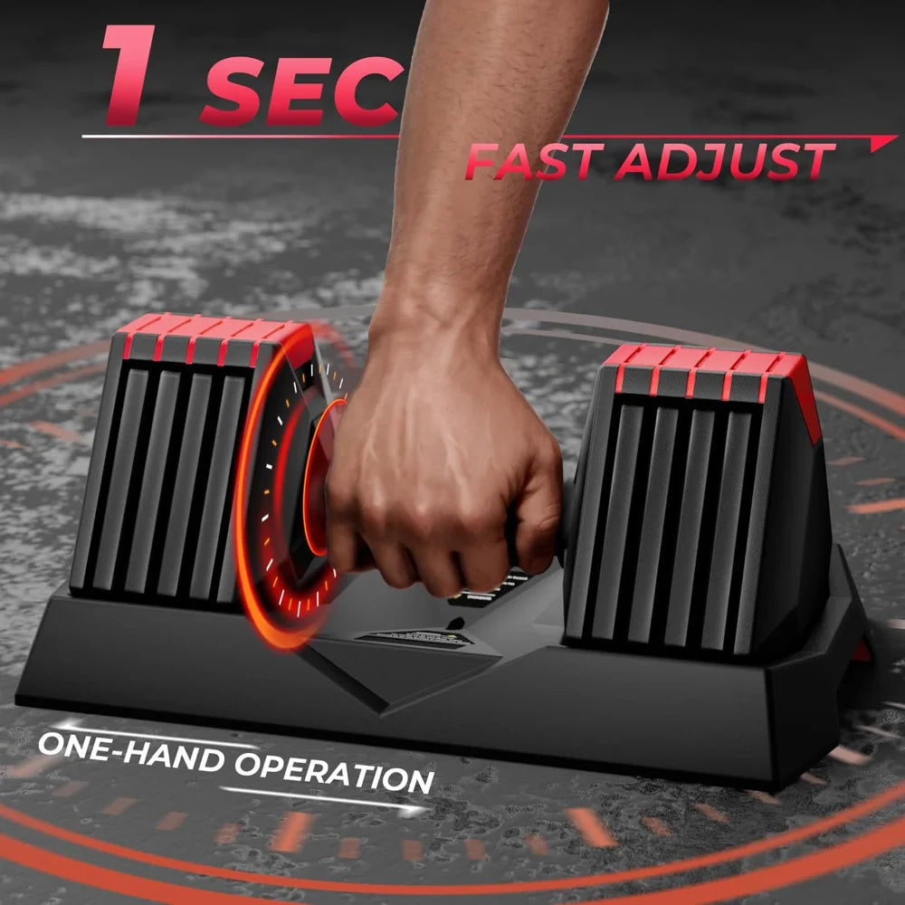 35LBS Adjustable Dumbbell-Single 5 in 1 Weights for Fitness - Pape'sShop