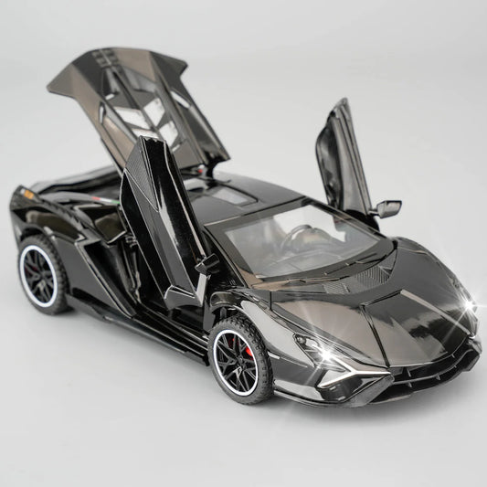 Simulation 1:32 Lambo Alloy Super Car Model Sound Light Collective Miniature Voiture Children Boy Diecast Toy Vehicle - Pape'sShop
