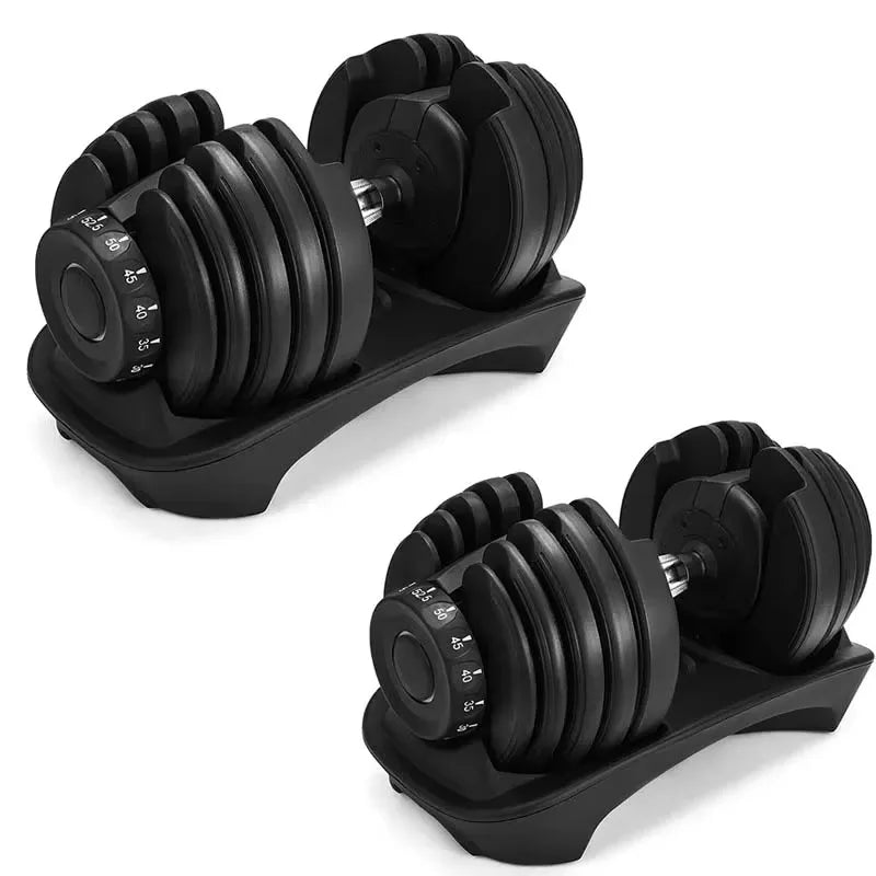 SIHAO Adjustable Dumbbell 24/40 KG 52.5/90 LBS Fitness Equipment - Pape'sShop