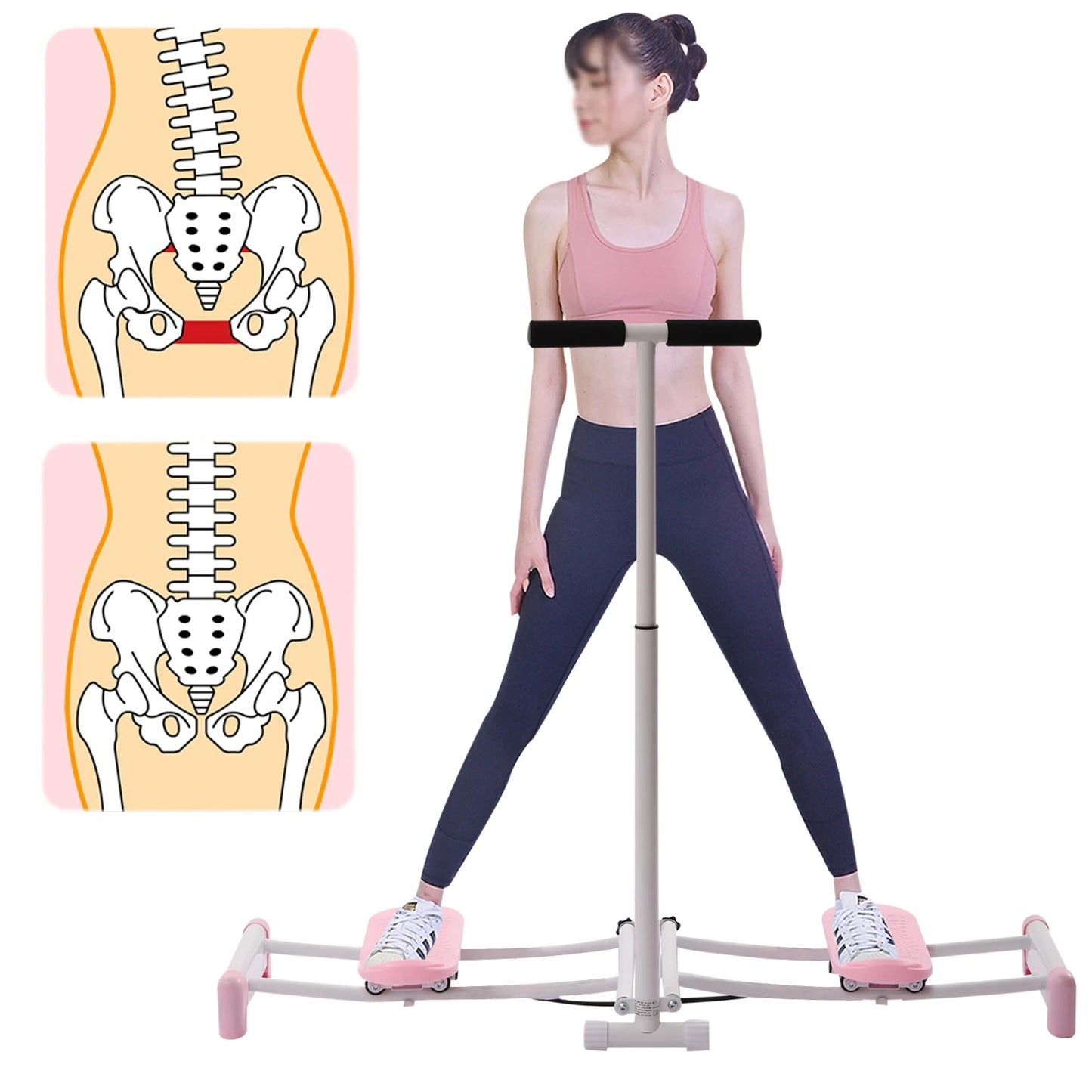 Leg Exercise Ski Exercise 2 in 1 Leg Machine Slim Body Female Pelvic Floor Muscle Repair Device Strength Training Equipment - Pape'sShop