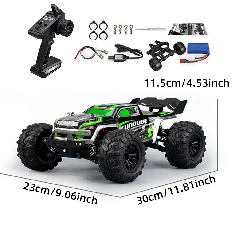 WLtoys 1:16 Scale Large RC Car 50km/h High Speed 4WD Children Toy for Boys Remote Control Car 2.4G Off Road Monster Truck RC Toy - Pape'sShop