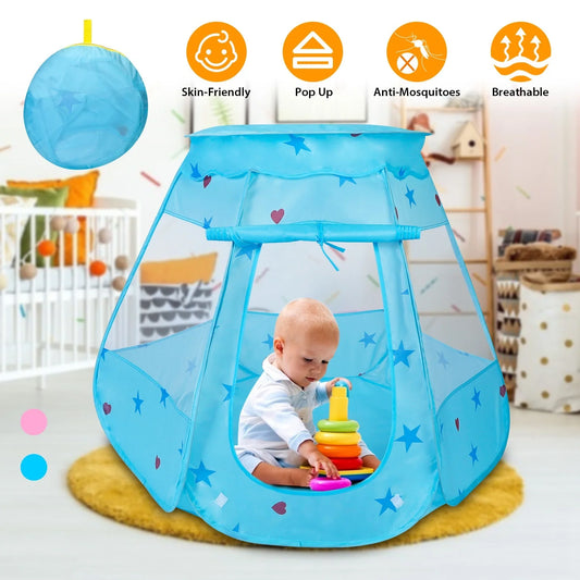 Kids Pop Up Game Tent Birthday Gift For Kids Prince Princess Toddler Play Tent Indoor Outdoor Castle Game Play Tent - Pape'sShop