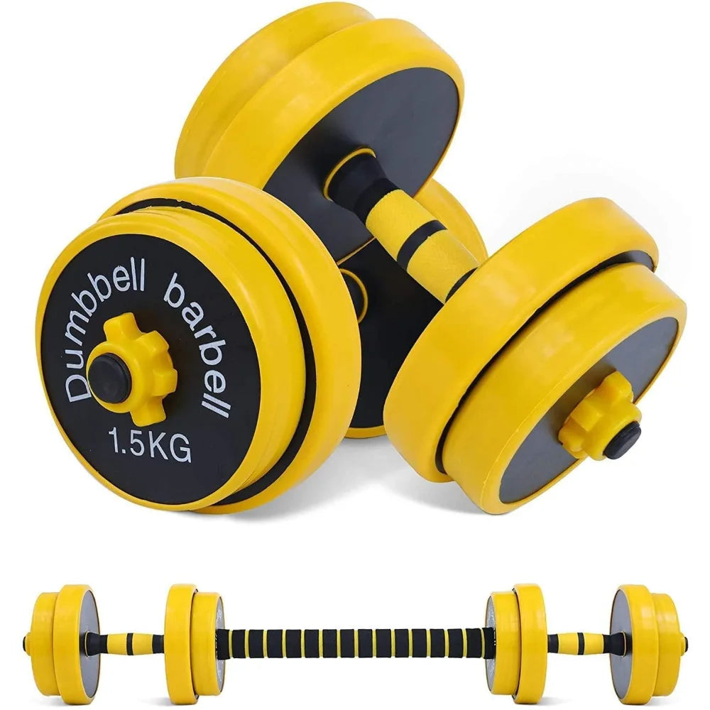 44LB Adjustable Dumbbell Barbell Weight Pair - Pape'sShop