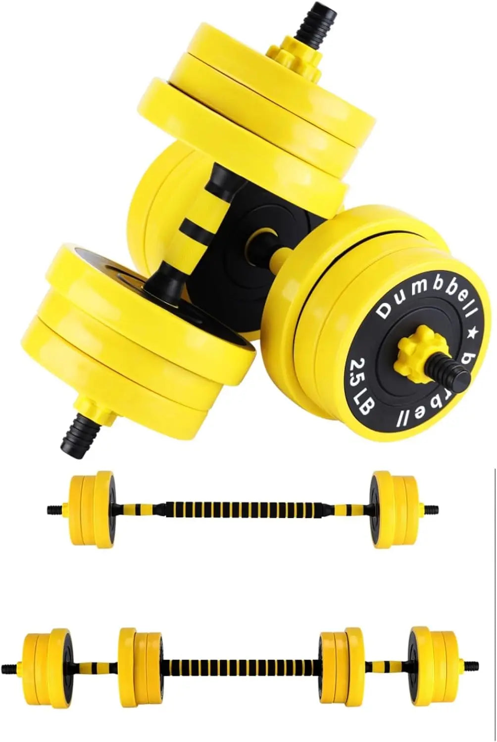 Adjustable Weights Set for Home Gym 33/44 Lb Dumbbell Set - Pape'sShop