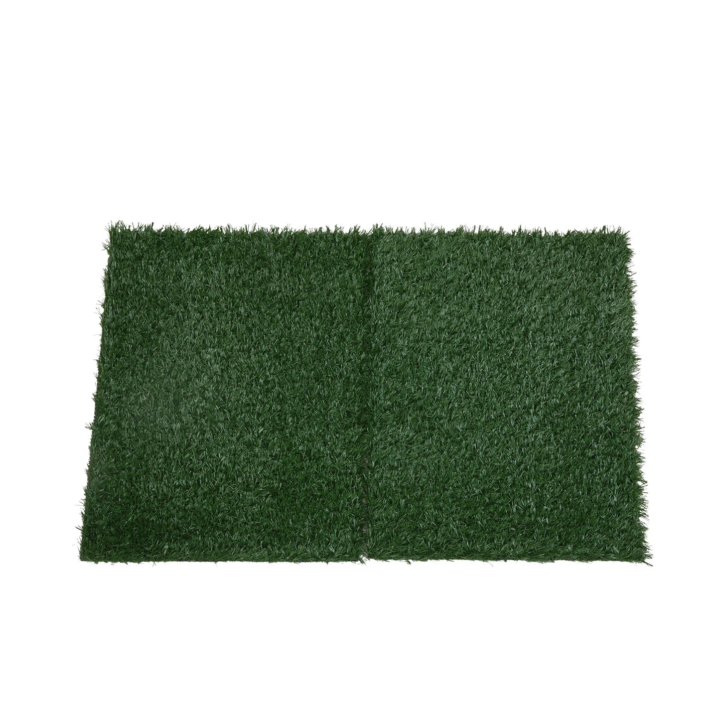 2PCS Realistic Artificial Grass Rug for Pet Potty Training, Synthetic Dog Pee Grass Turf Patch Carpet Pad for Indoor Outdoor - Pape'sShop